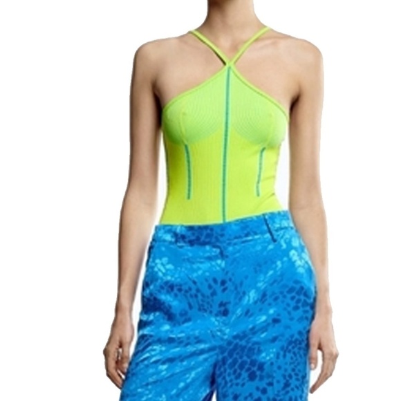 ZARA Compression Bodysuit Leotard Romper Playsuit Seamless Versatile - Picture 10 of 15